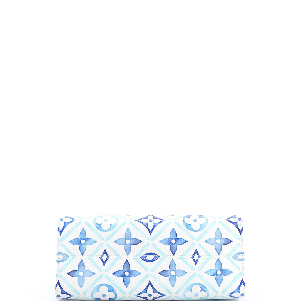 OnTheGo Tote Monogram Tiles By The Pool MM