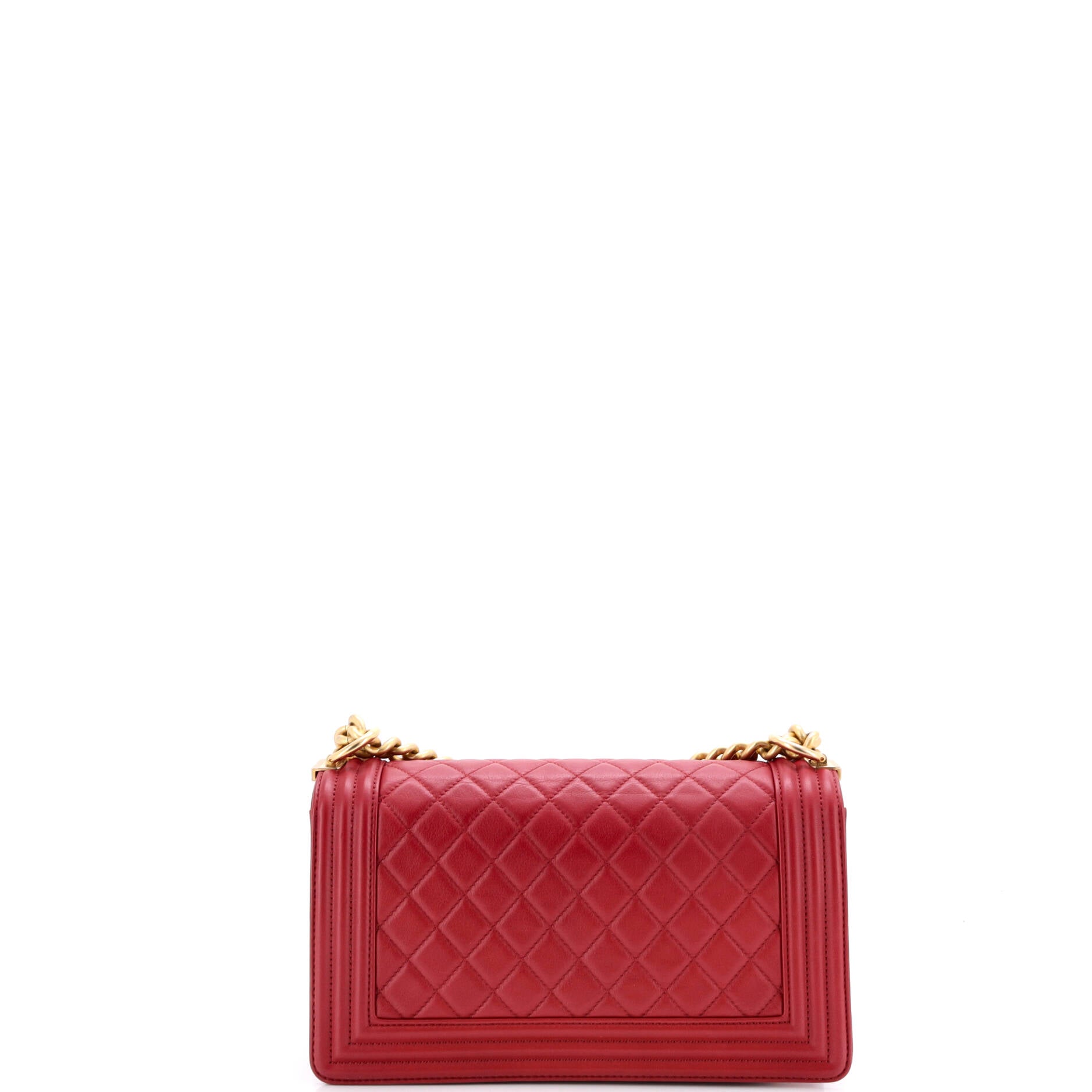 Boy Flap Bag Quilted Lambskin Old Medium