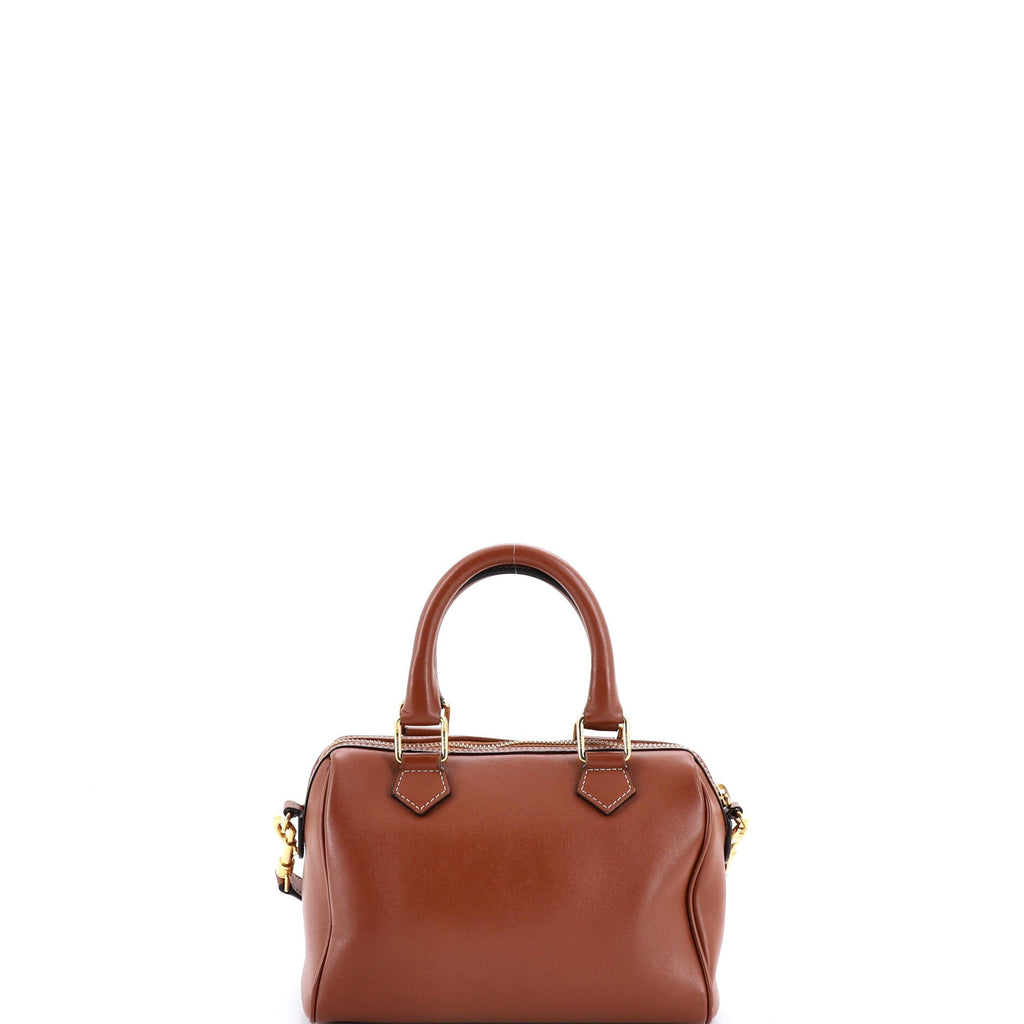 Cuir Triomphe Boston Bag Leather Small
