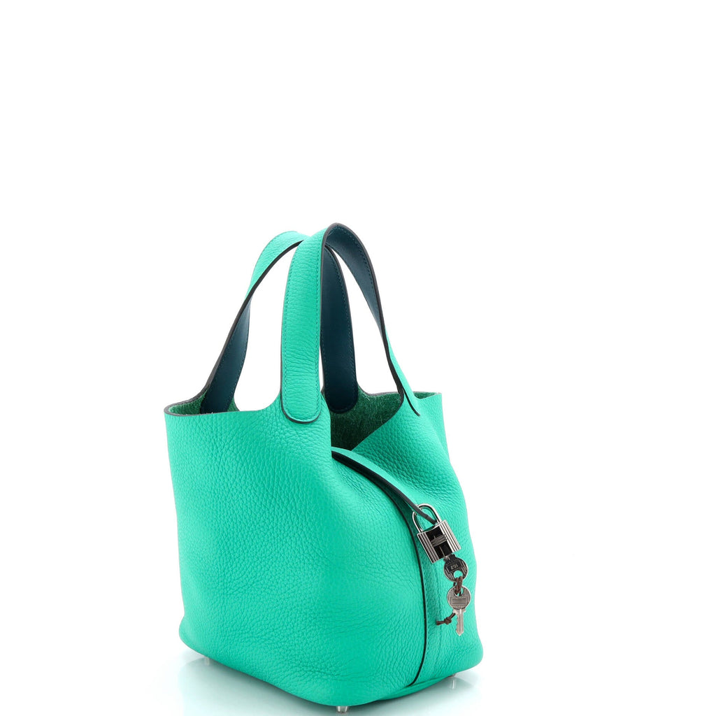 Eclat Picotin Lock Bag Clemence with Swift PM
