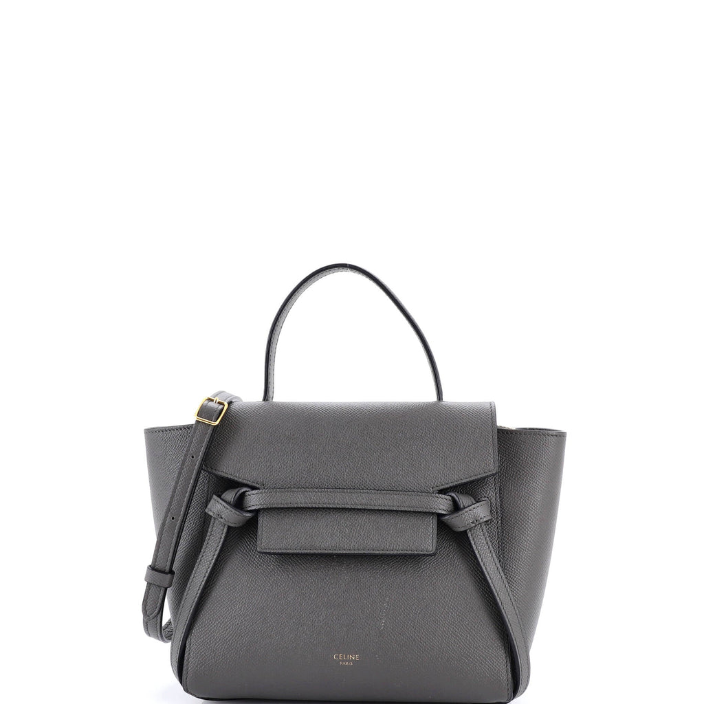 Belt Bag Textured Leather Nano