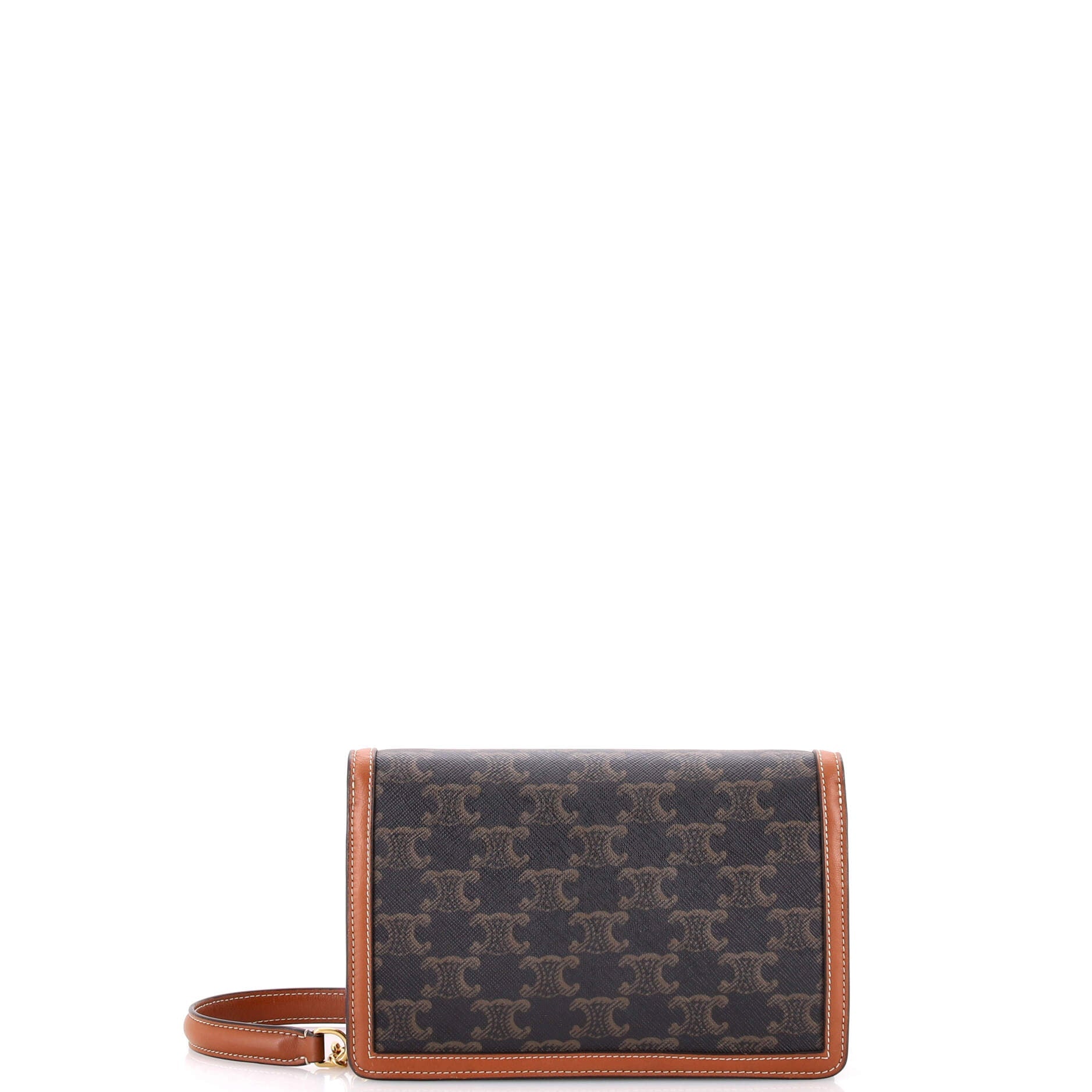 Margo Triomphe Wallet on Chain Triomphe Coated Canvas