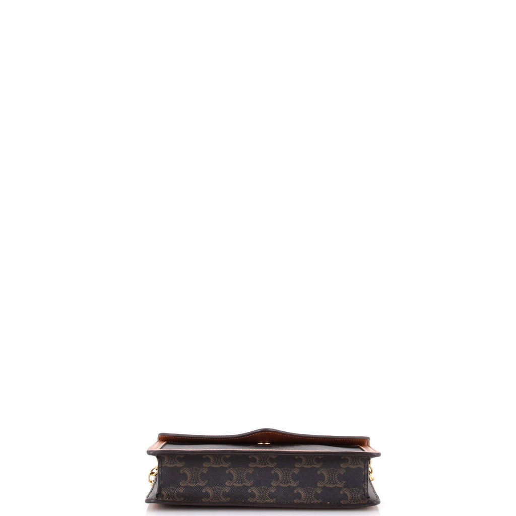 Margo Triomphe Wallet on Chain Triomphe Coated Canvas