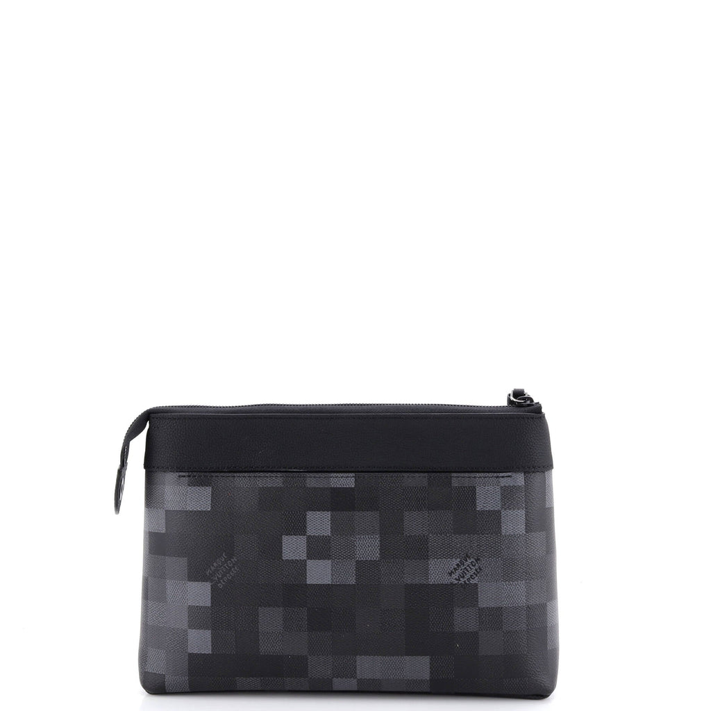 Pochette Voyage Souple Damoflage Coated Canvas