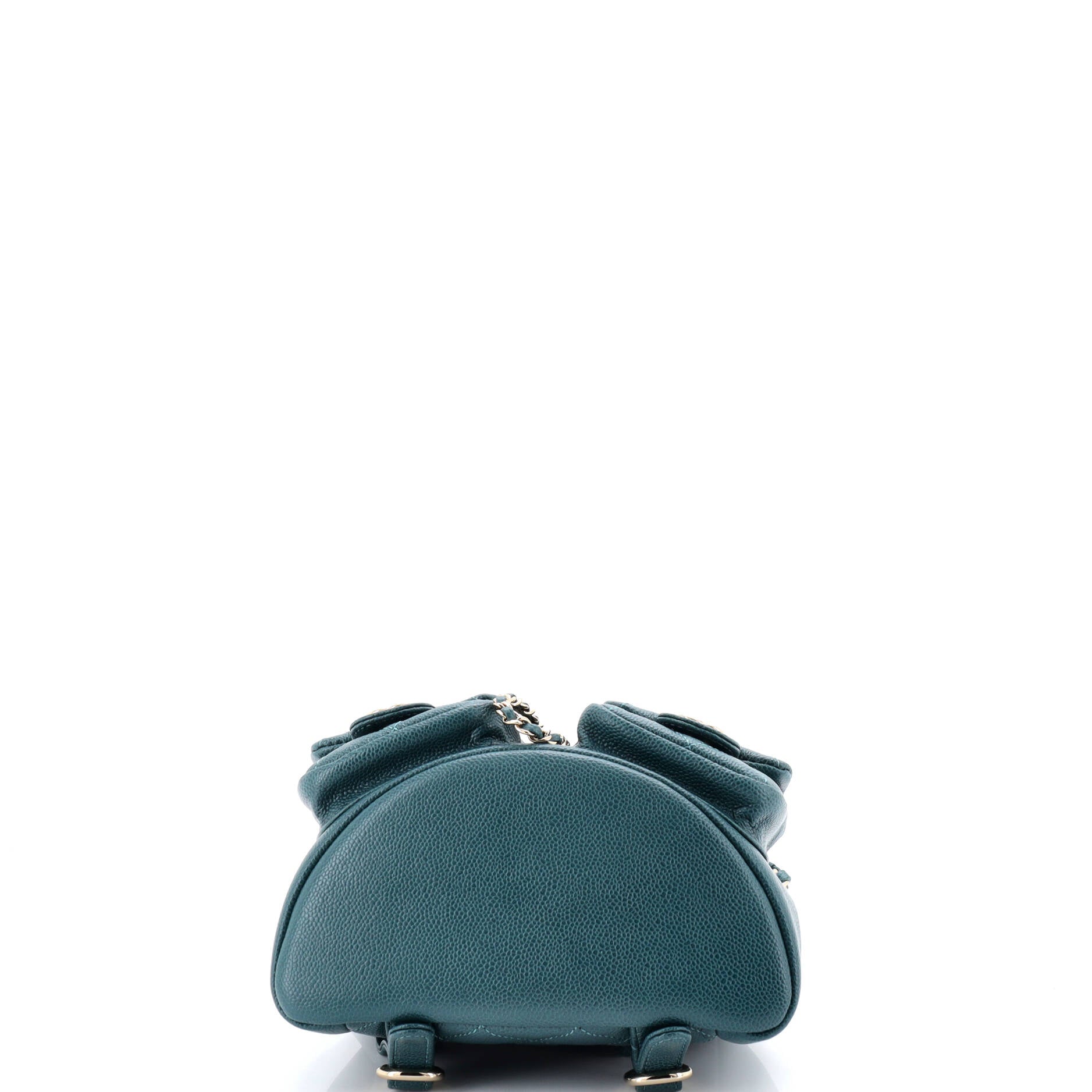 Duma Pockets Drawstring Backpack Quilted Caviar Mini