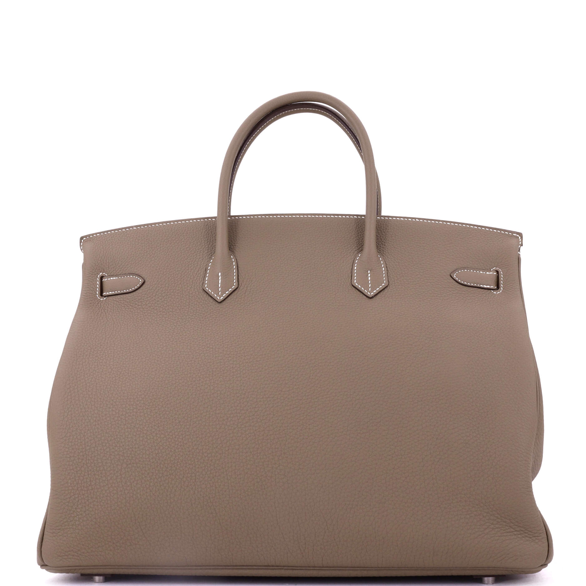 Birkin Handbag Grey Togo with Palladium Hardware 40