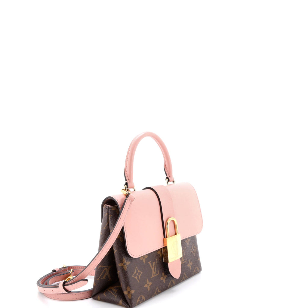Locky Handbag Monogram Canvas with Leather BB