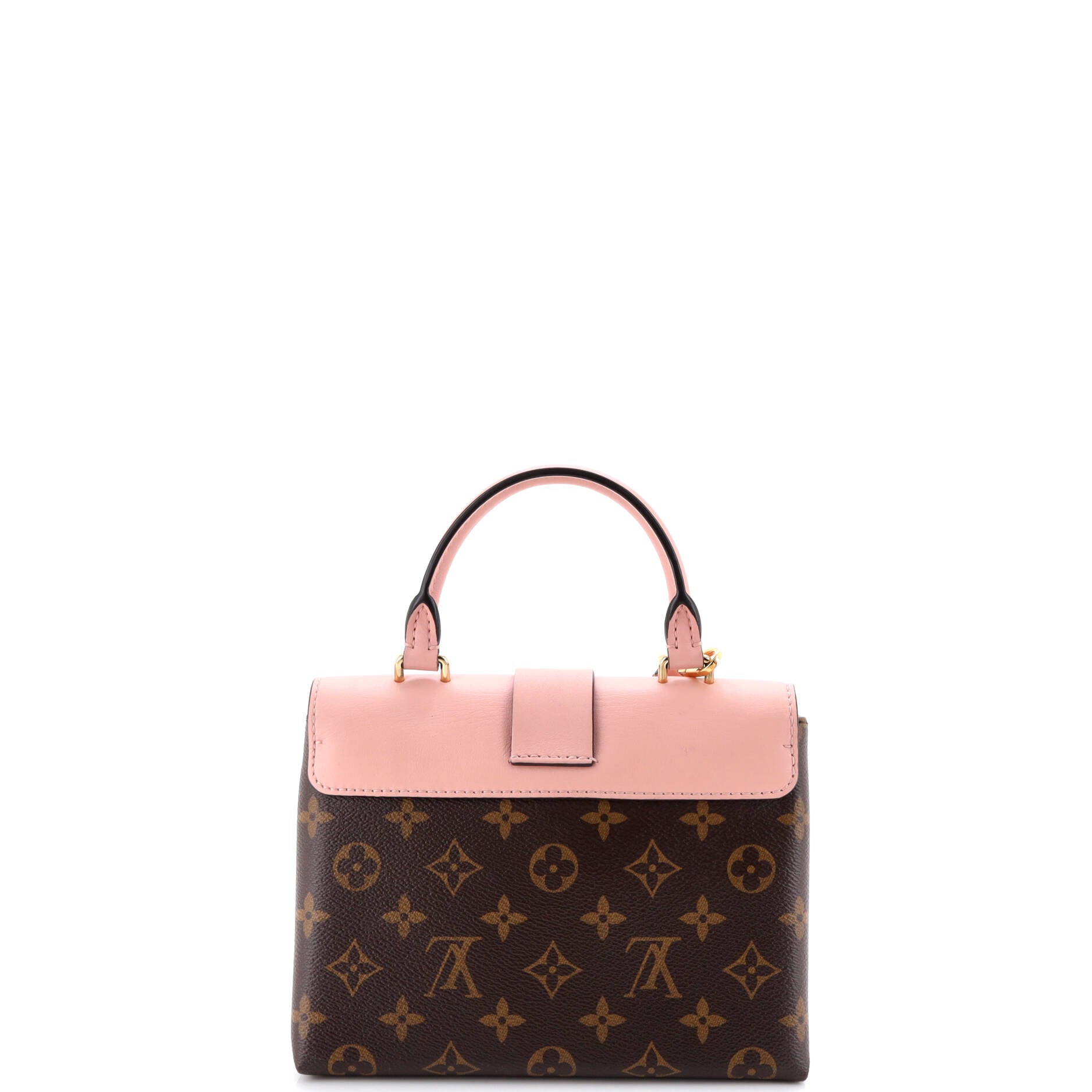 Locky Handbag Monogram Canvas with Leather BB