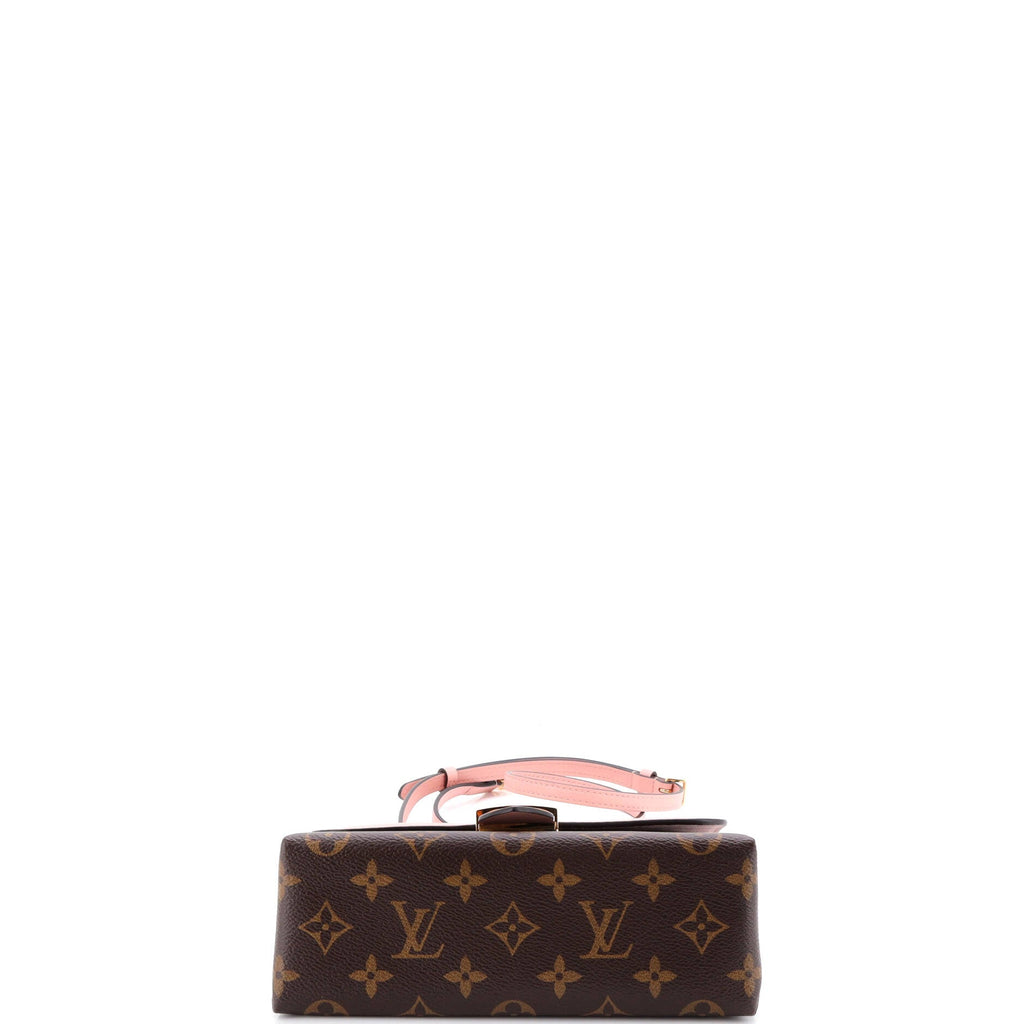 Locky Handbag Monogram Canvas with Leather BB