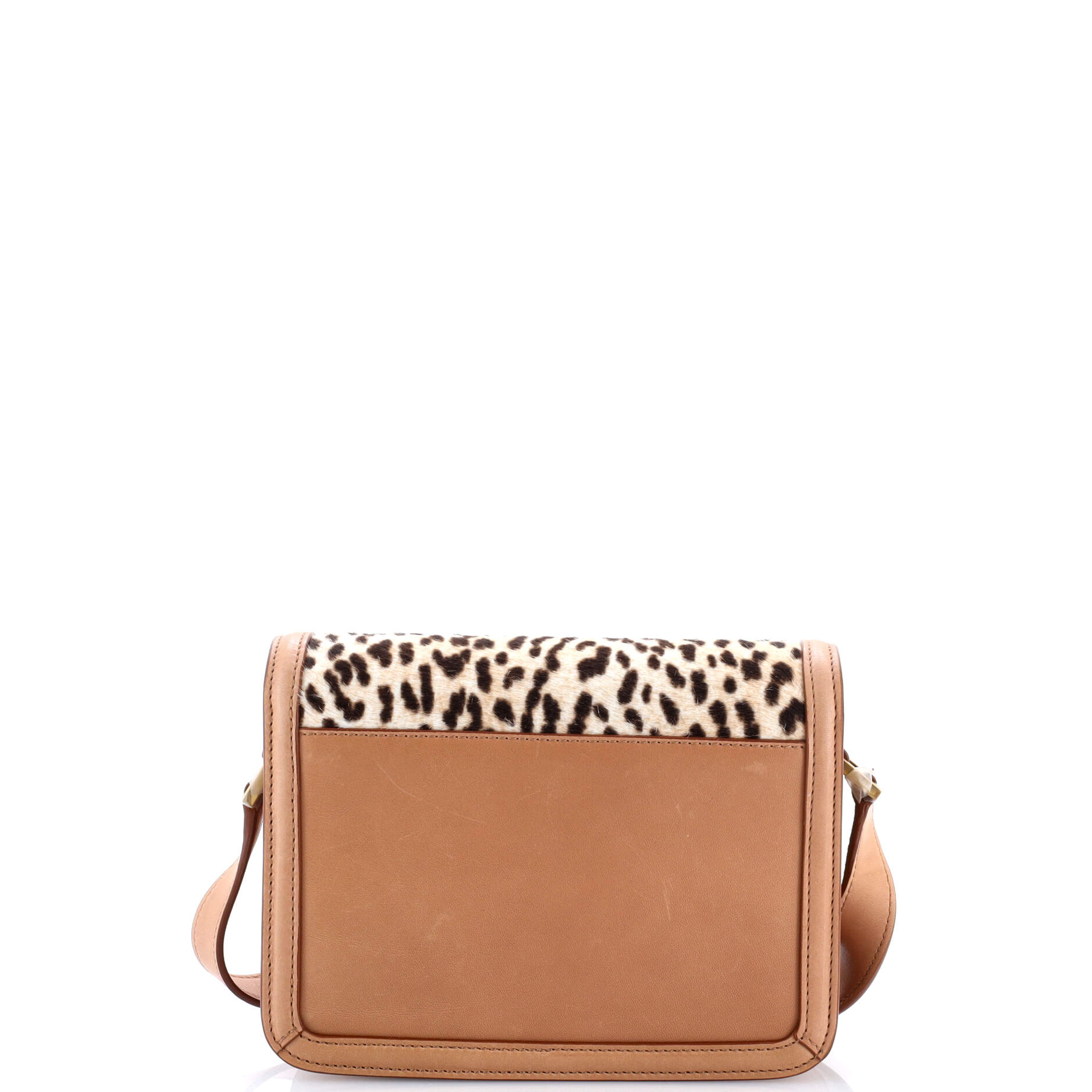 Solferino Bag Printed Calf Hair and Leather Small
