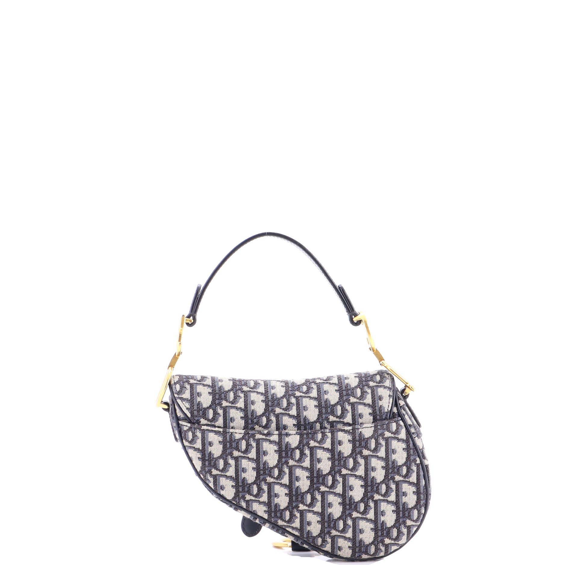 Saddle Handbag Oblique Canvas Mini