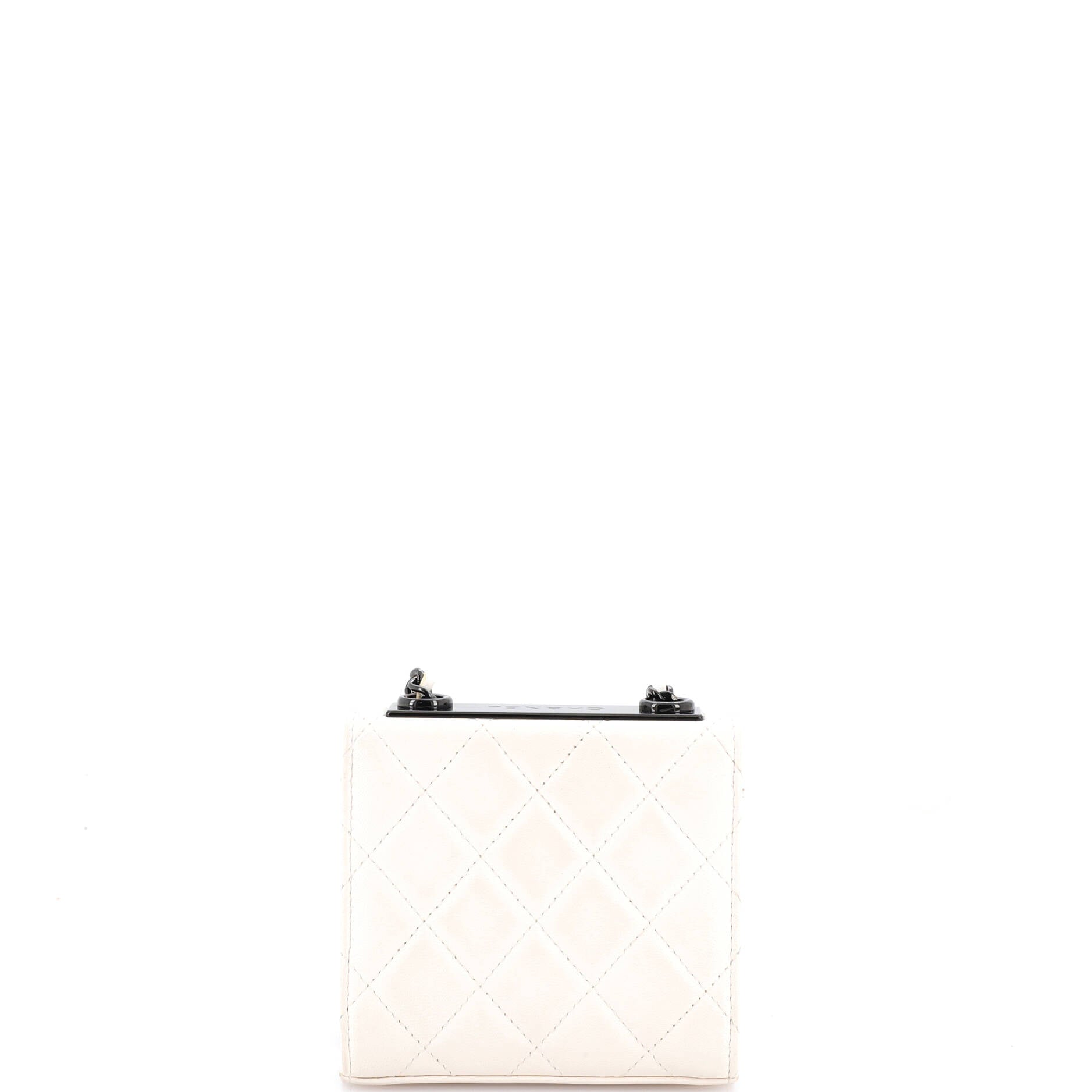 Trendy CC Clutch with Chain Quilted Lambskin Small
