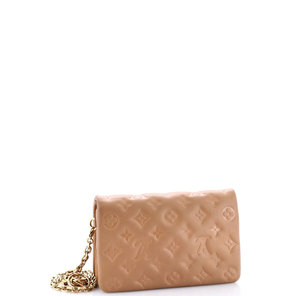 Coussin Pochette Monogram Embossed Lambskin