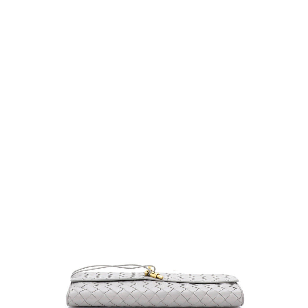 Andiamo Top Handle Clutch Intrecciato Nappa Long