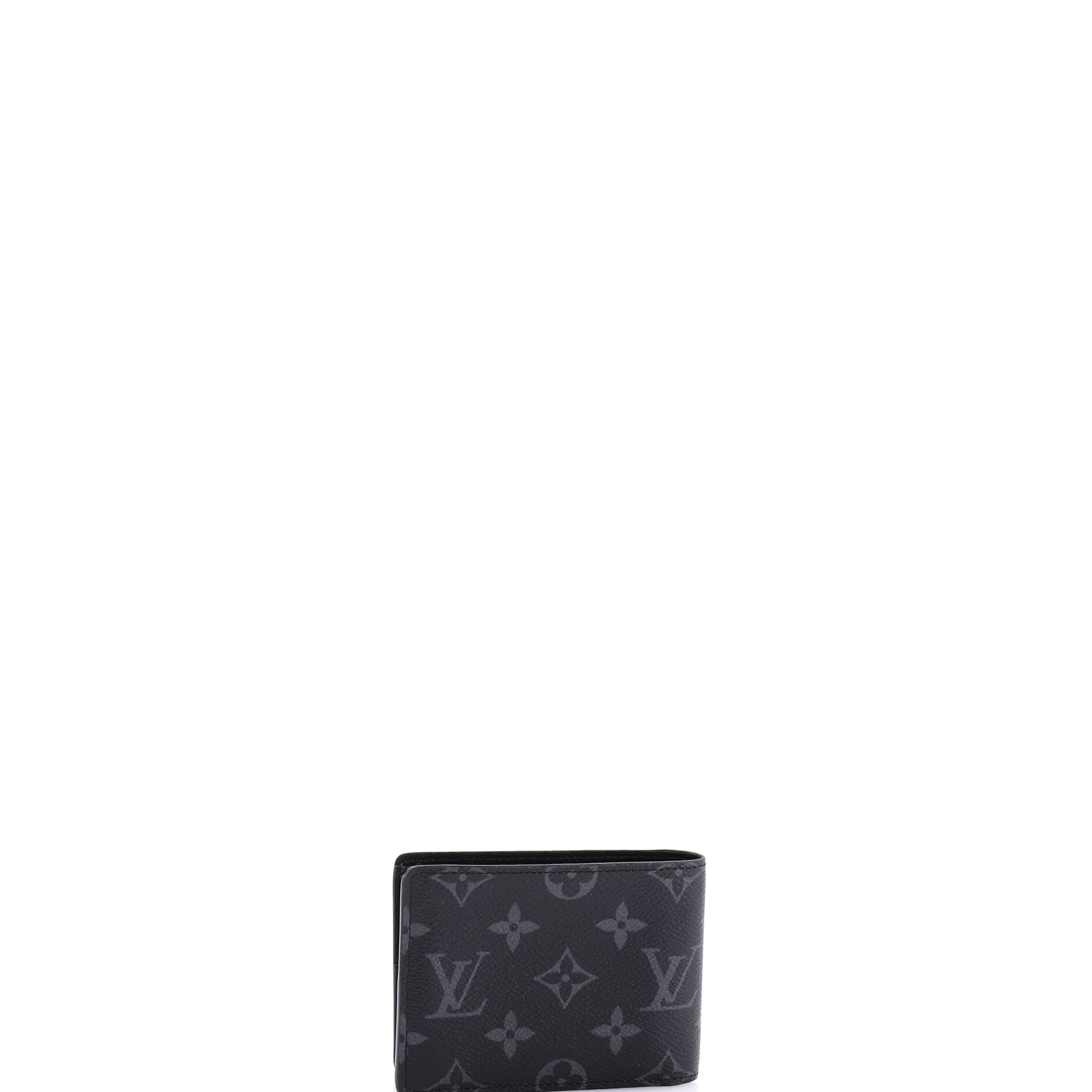 Slender Wallet Monogram Eclipse Canvas