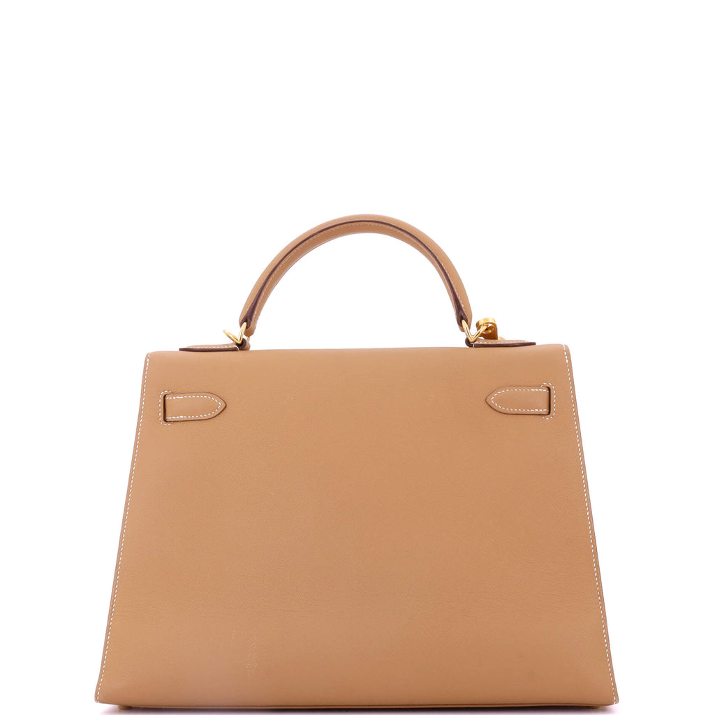 Kelly Handbag Natural Epsom with Gold Hardware 32