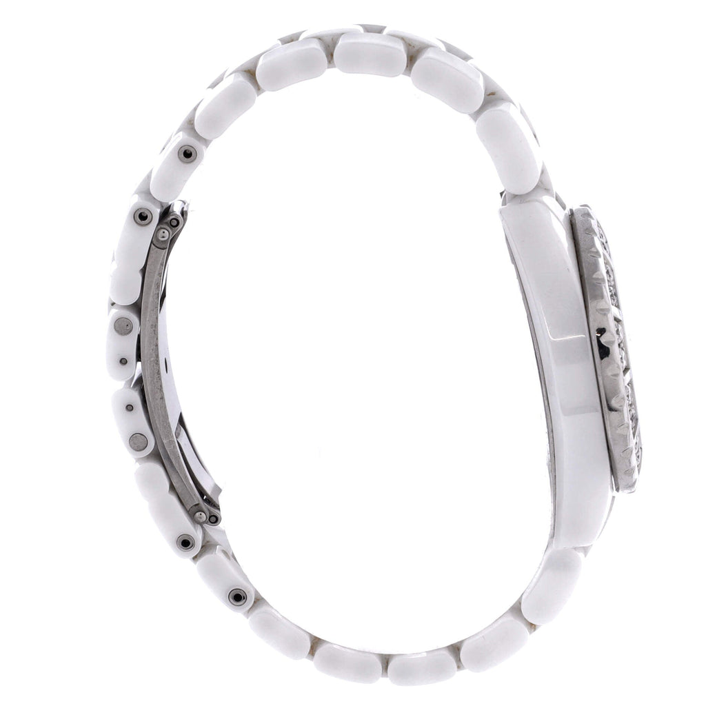J12 Quartz Watch Ceramic and Stainless Steel with Diamond Bezel and Markers 33