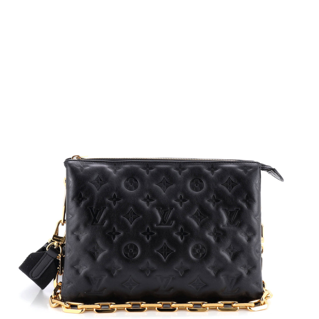 Coussin Bag Monogram Embossed Lambskin PM