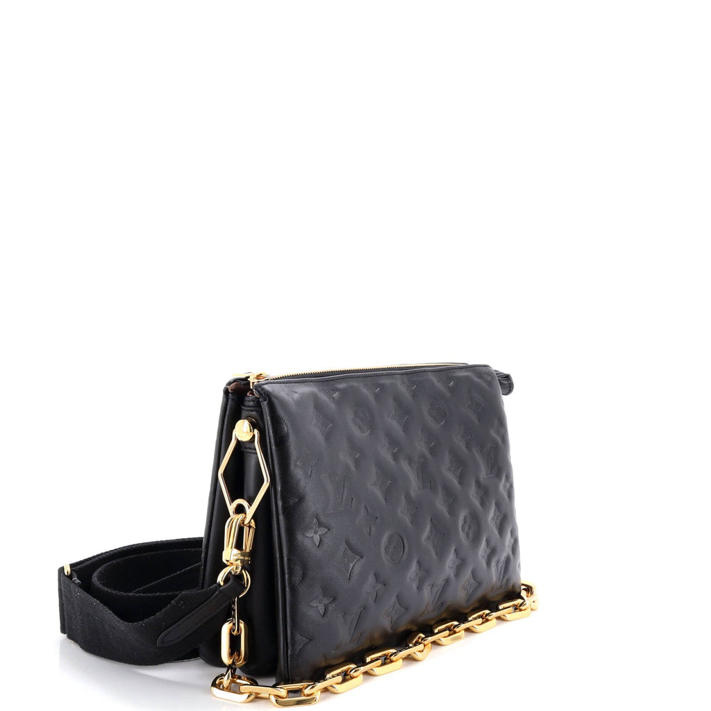 Coussin Bag Monogram Embossed Lambskin PM