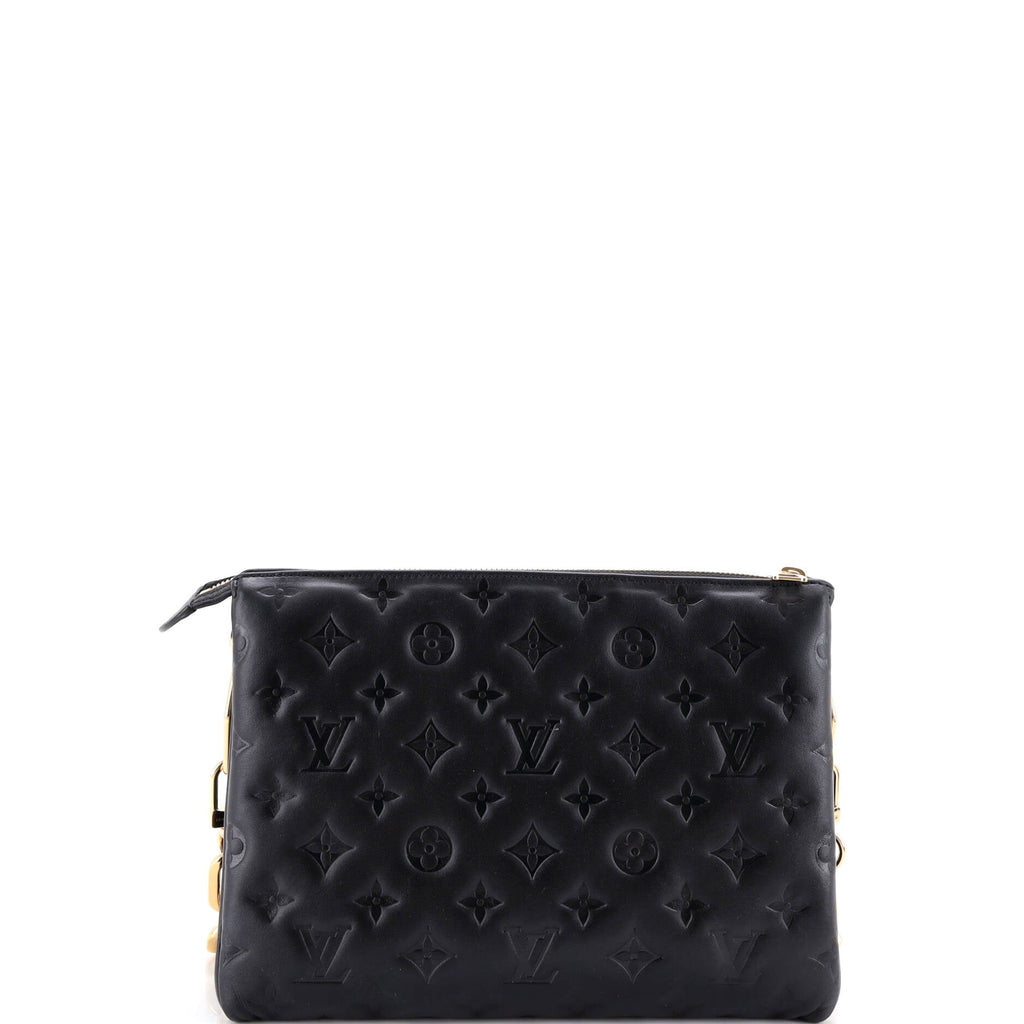 Coussin Bag Monogram Embossed Lambskin PM