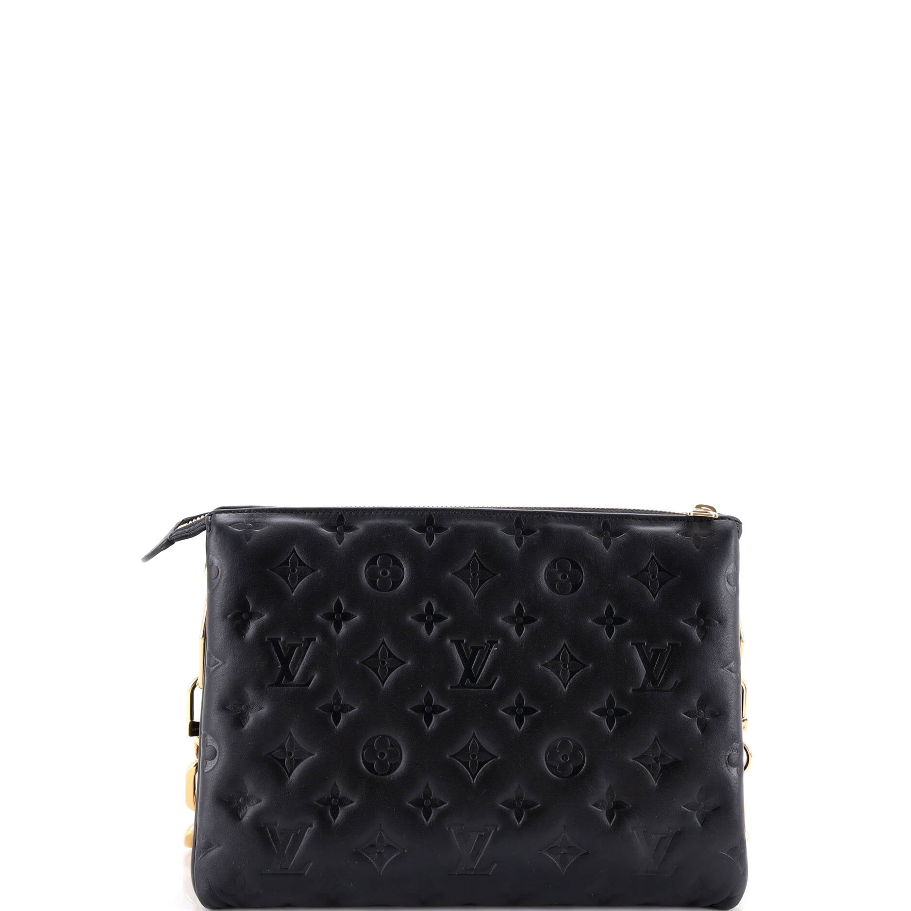 Coussin Bag Monogram Embossed Lambskin PM