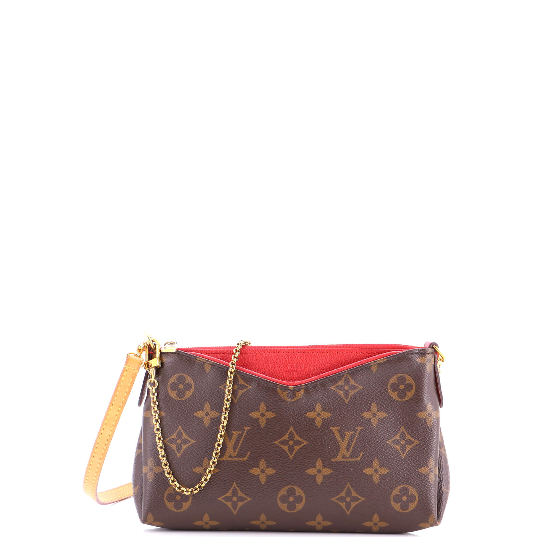 Pallas Clutch Monogram Canvas with Leather