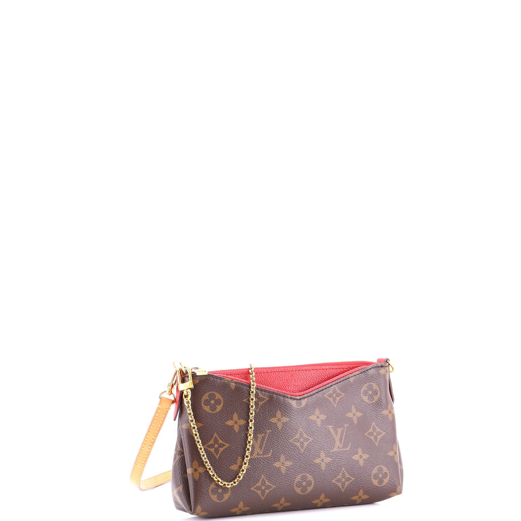 Pallas Clutch Monogram Canvas with Leather