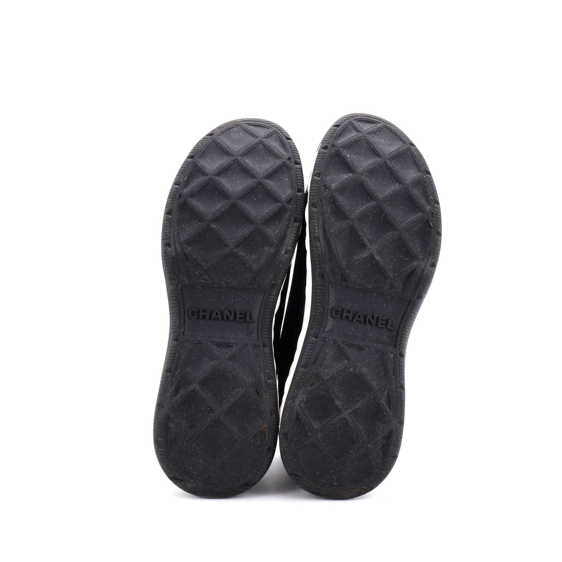 Women's CC Cap Toe Logo Sneakers Suede and Mixed Fibers
