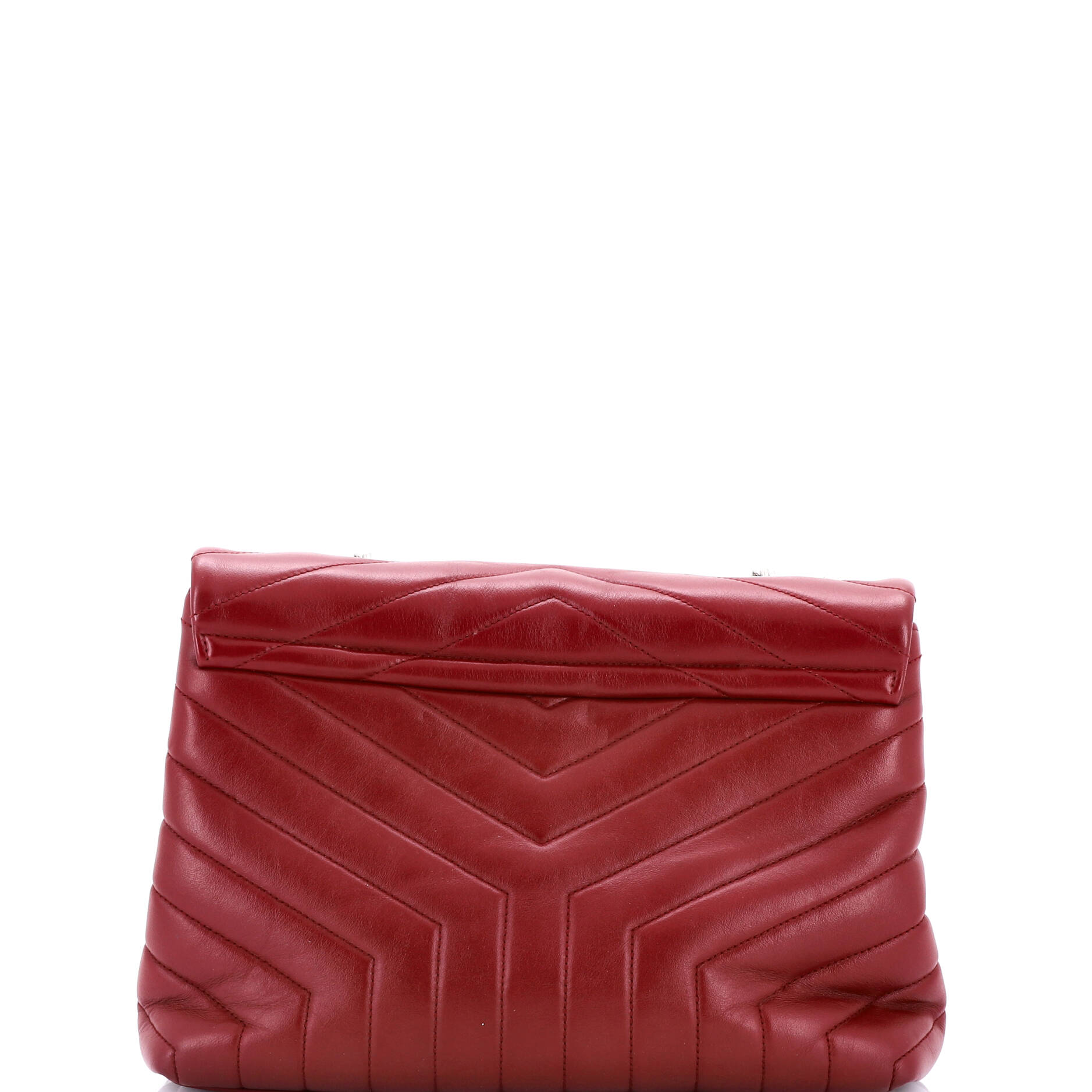 Loulou Shoulder Bag Matelasse Chevron Leather Medium