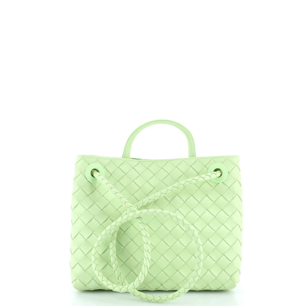 Andiamo Top Handle Bag Intrecciato Nappa Small