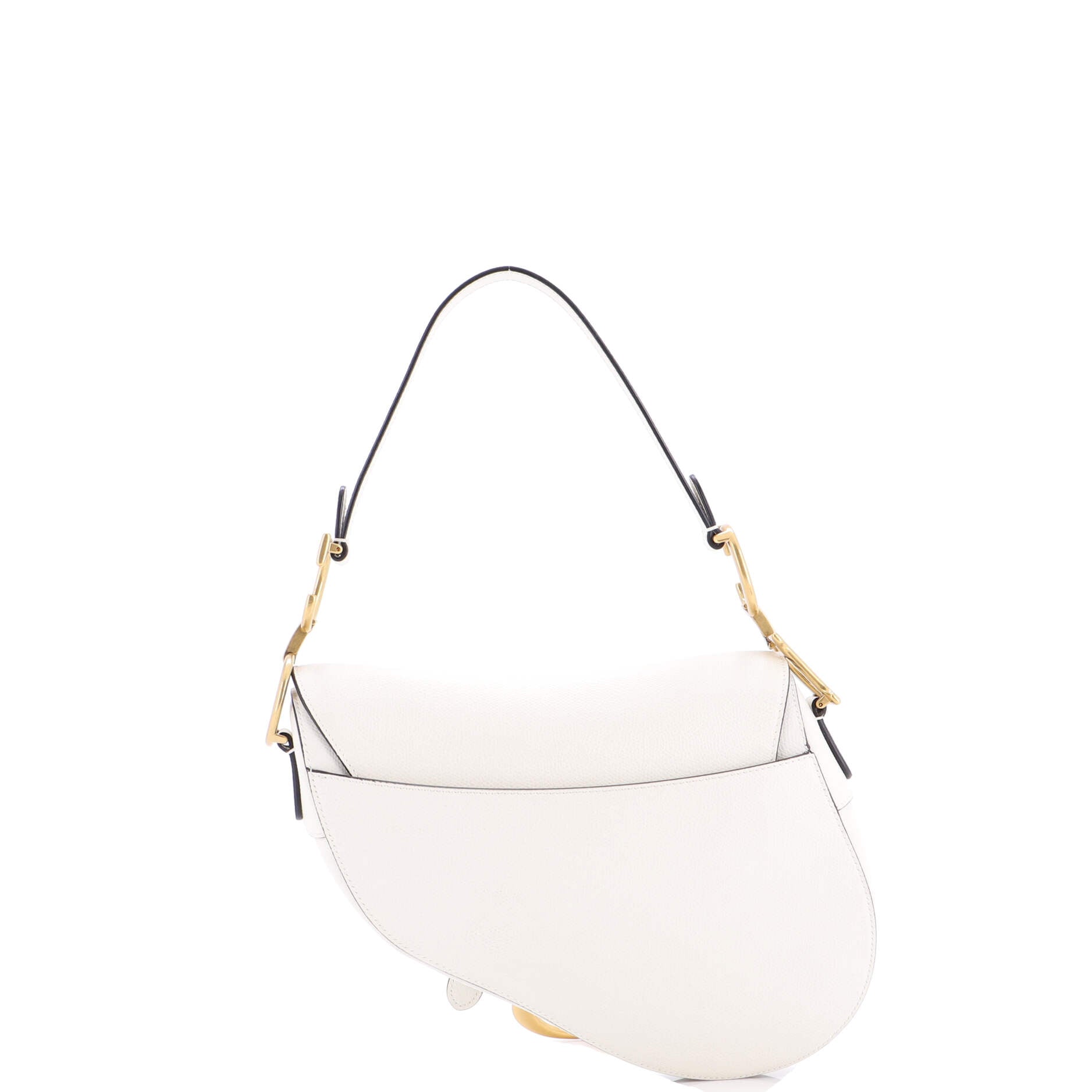 Saddle Handbag Leather Medium