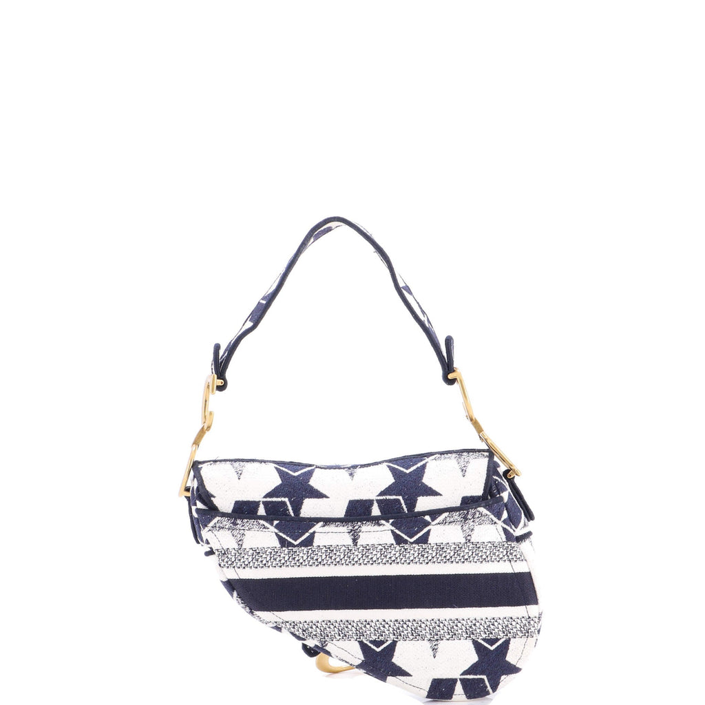 Saddle Bag Logo Embroidered Canvas Medium