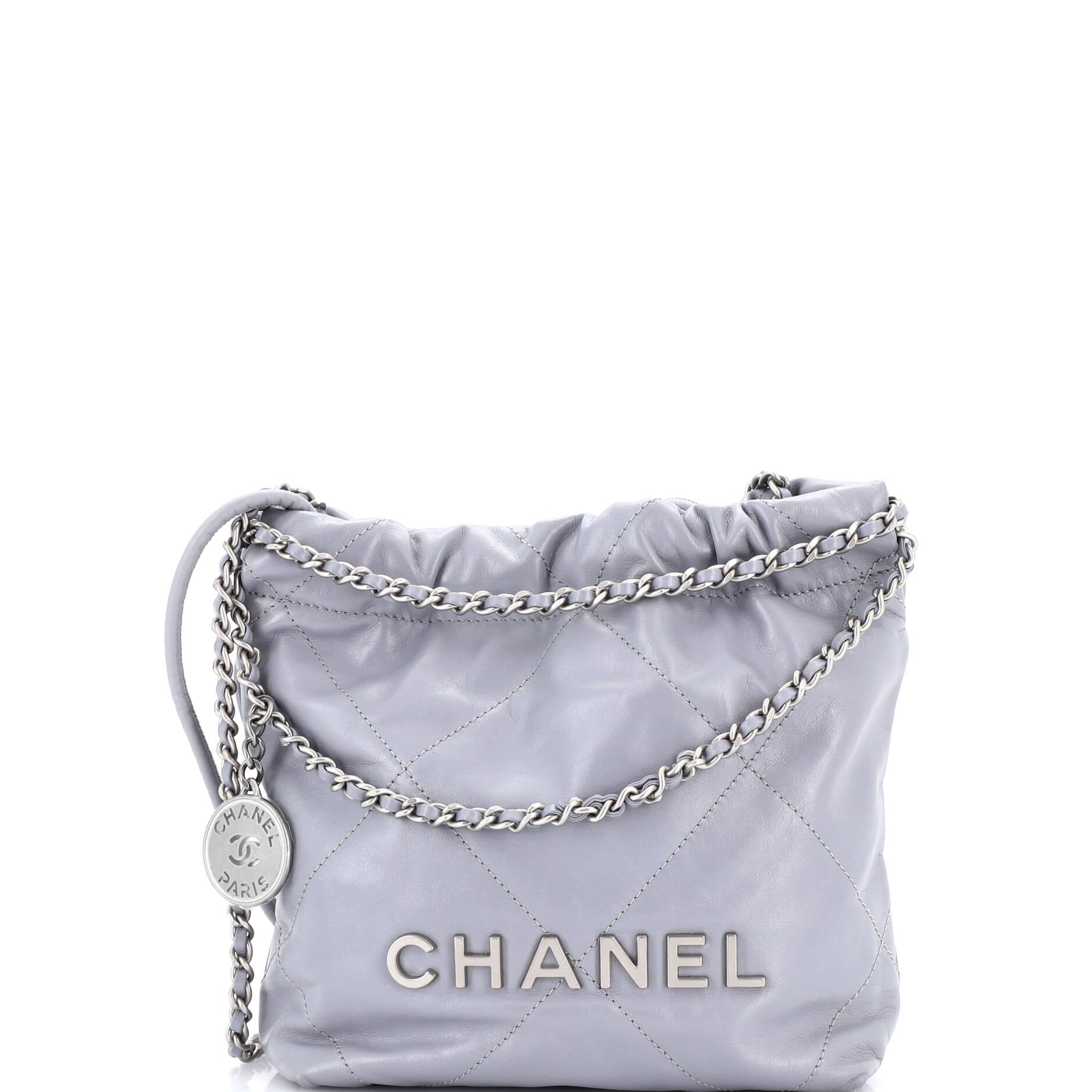 22 Chain Hobo Quilted Calfskin Mini