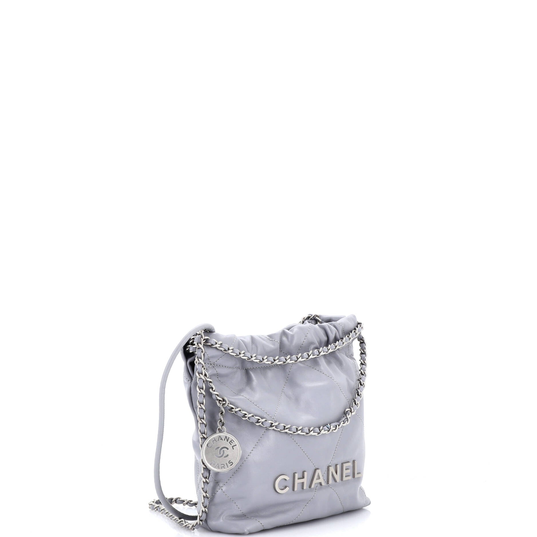 22 Chain Hobo Quilted Calfskin Mini