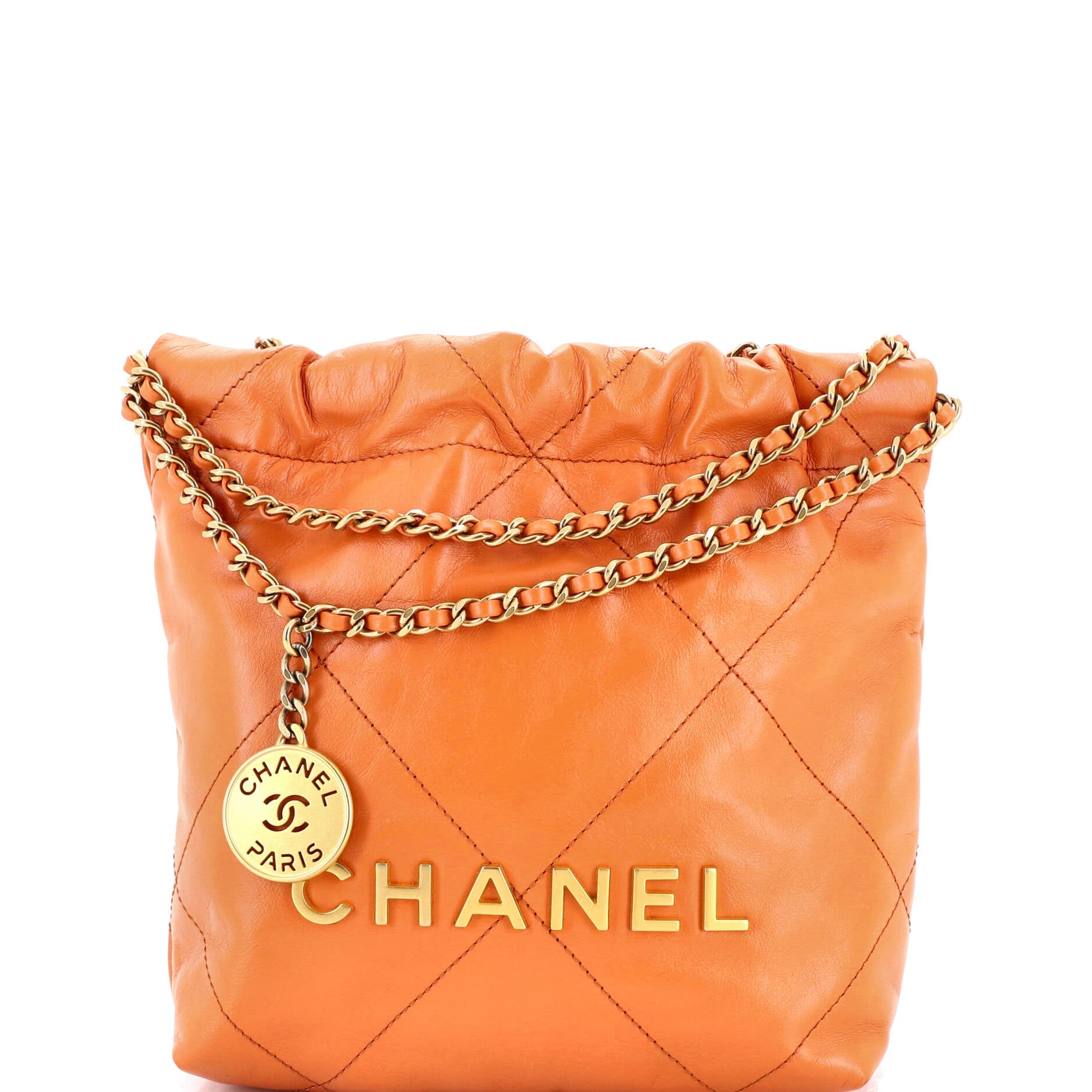22 Chain Hobo Quilted Calfskin Mini
