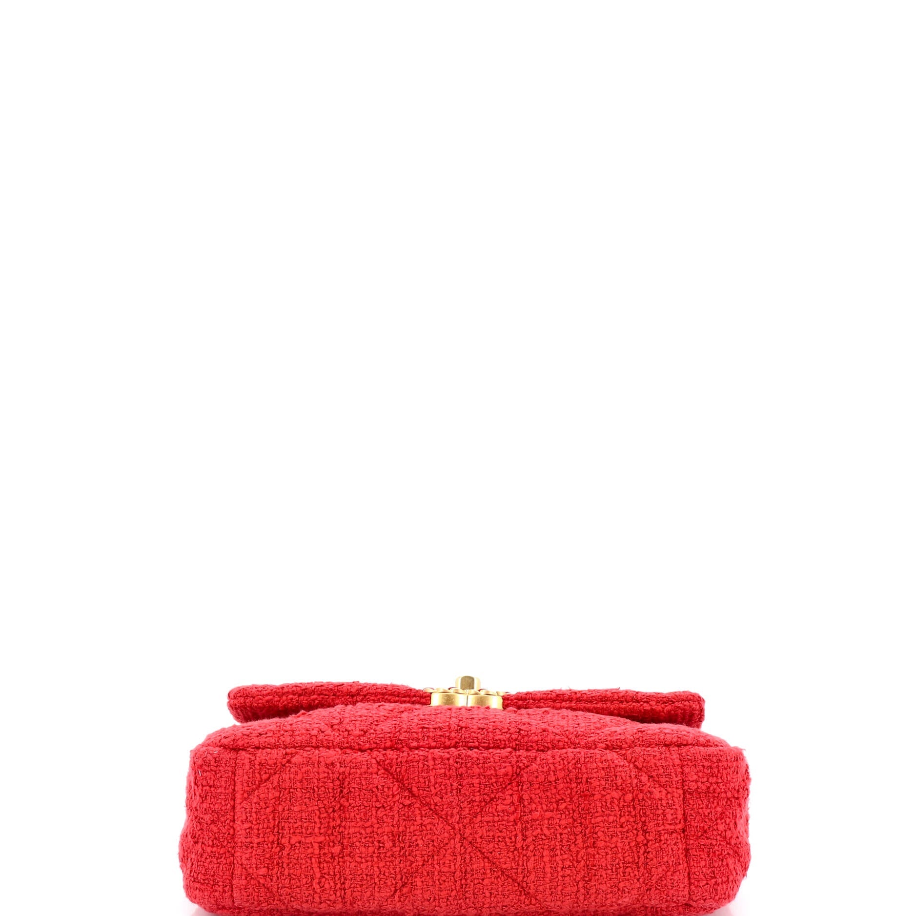 19 Flap Bag Quilted Tweed Medium