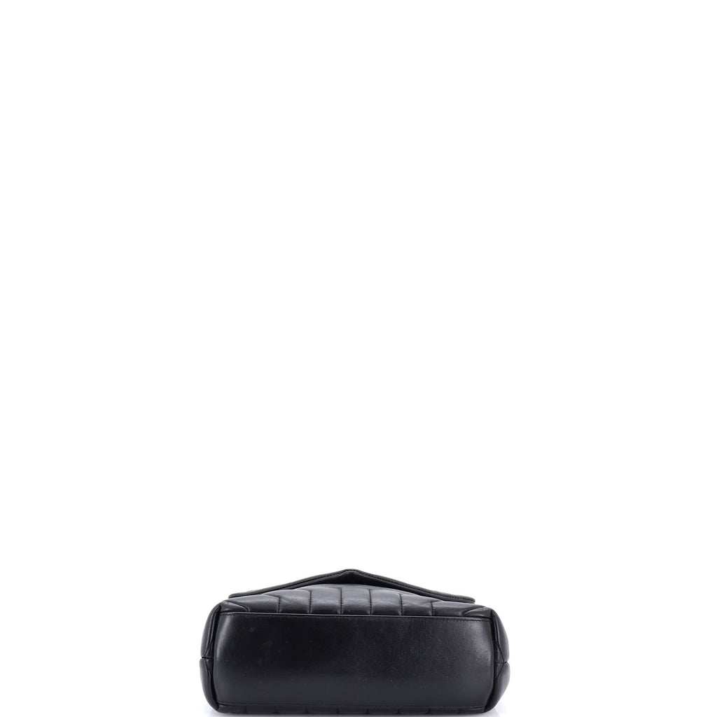 Loulou Shoulder Bag Matelasse Chevron Leather Small