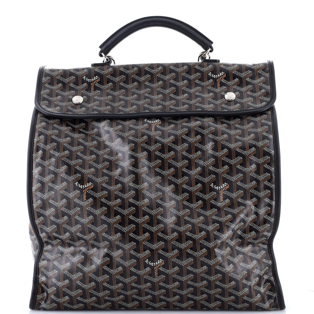 Saint Leger Briefcase Backpack Coated Canvas