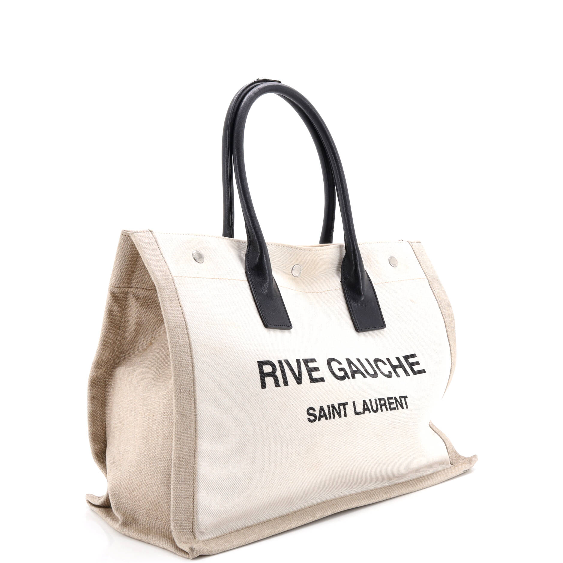 Rive Gauche Shopper Tote Canvas Small
