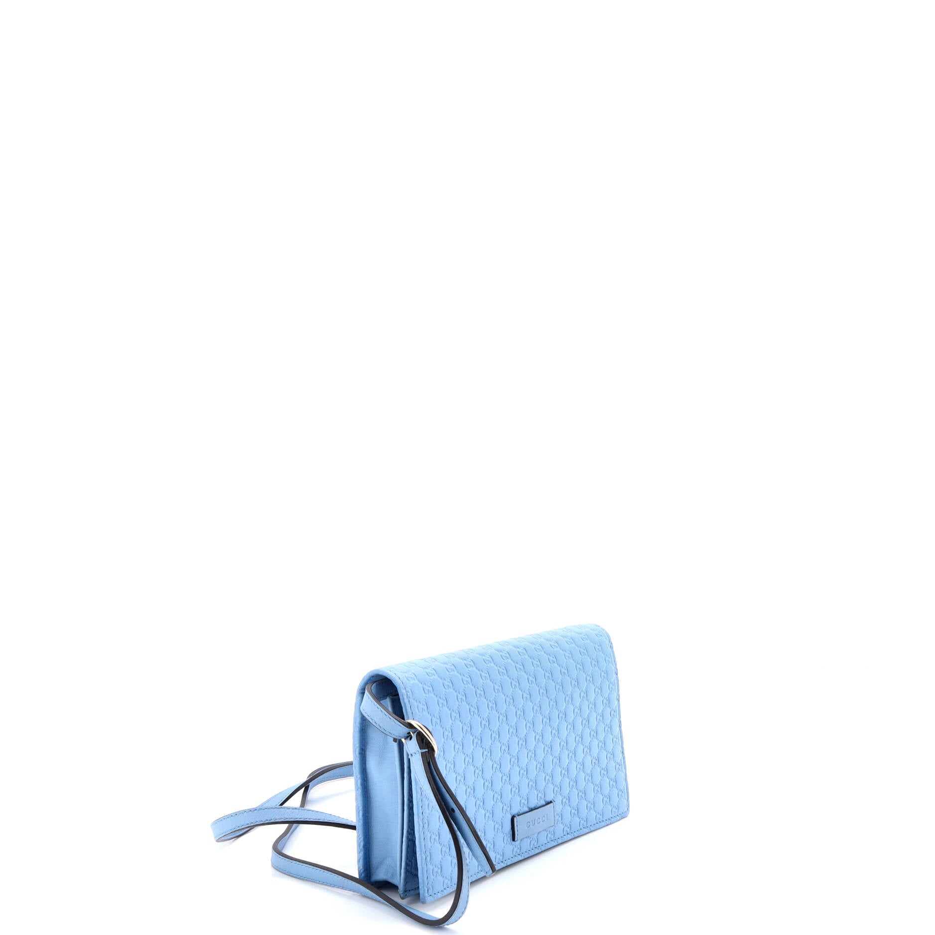 Wallet on Strap Microguccissima Leather