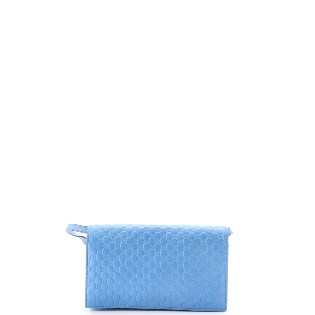 Wallet on Strap Microguccissima Leather