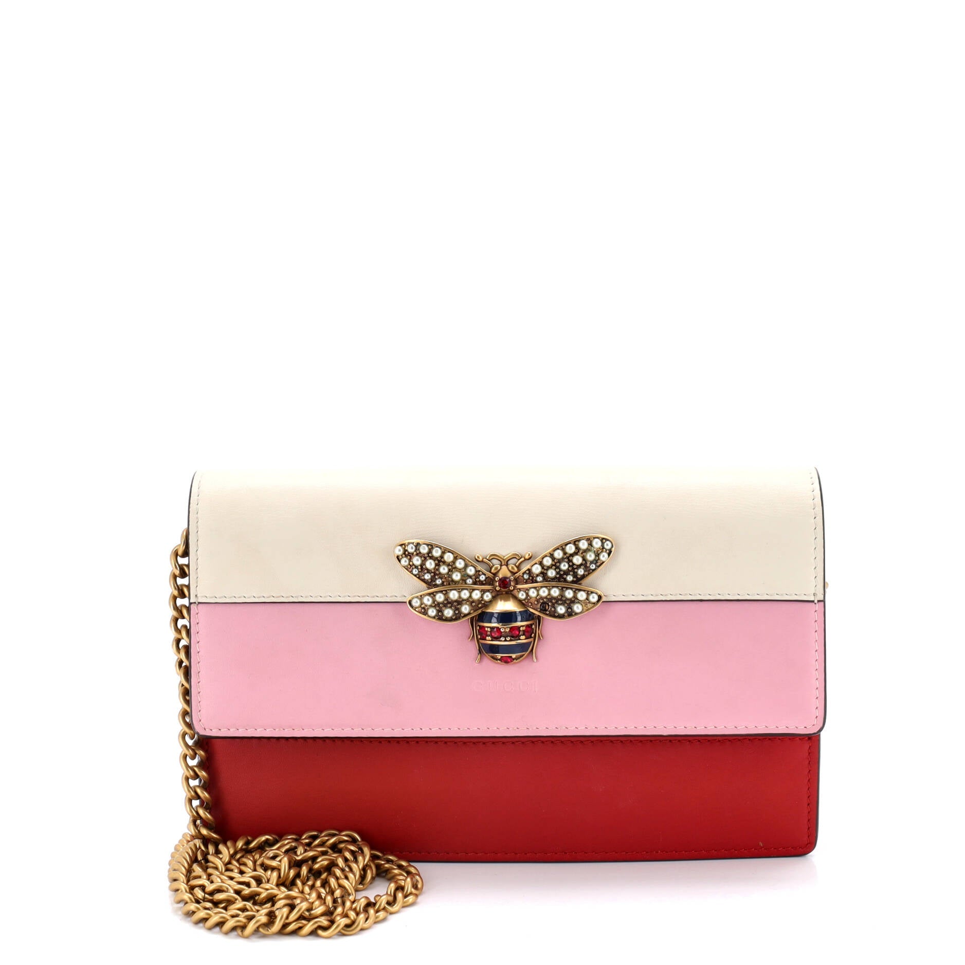 Queen Margaret Chain Wallet Leather Mini