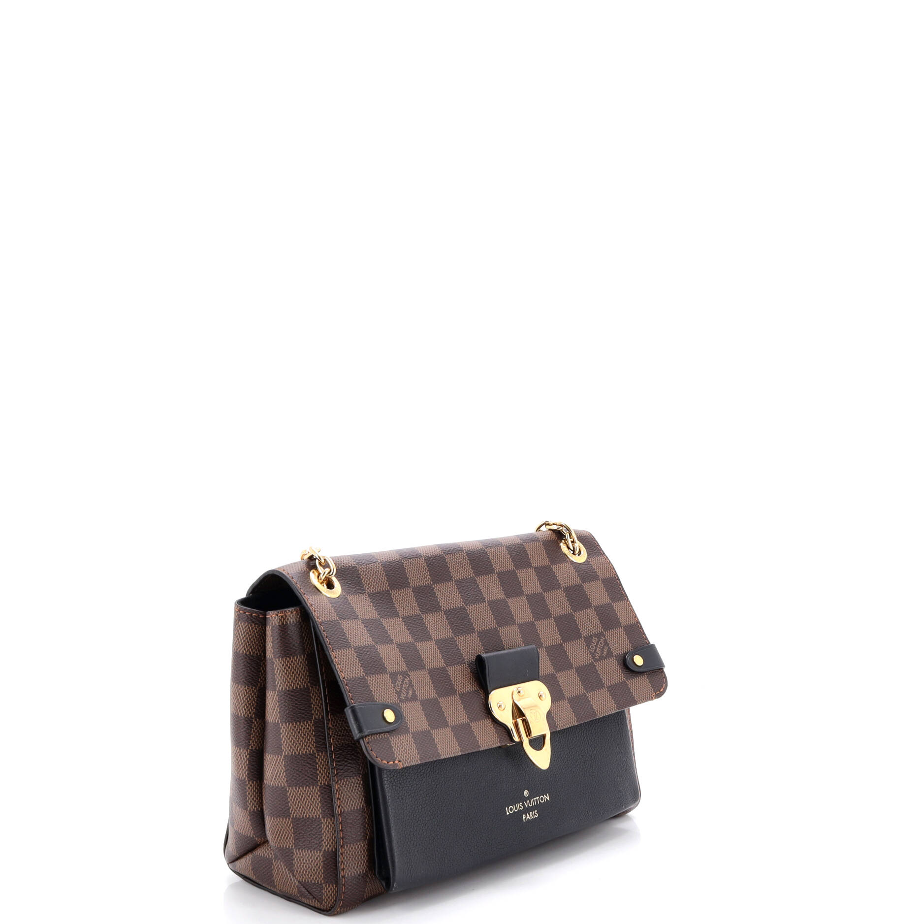 Vavin Handbag Damier with Leather PM