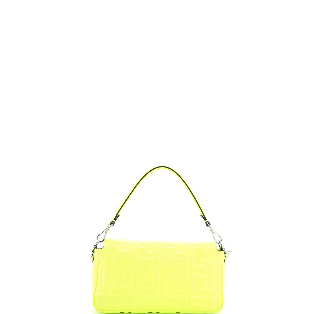 Baguette NM Bag Zucca Embossed Leather Medium