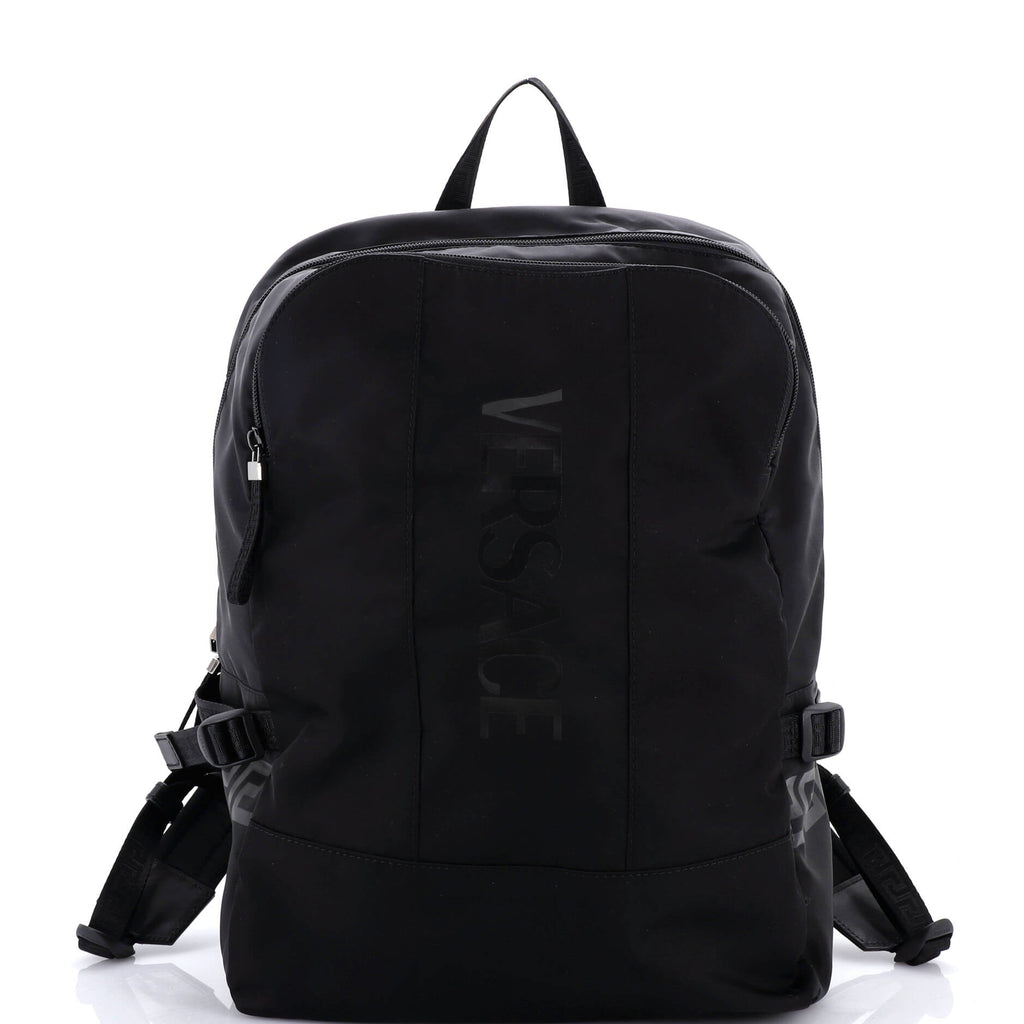 La Greca Logo Backpack Nylon Medium