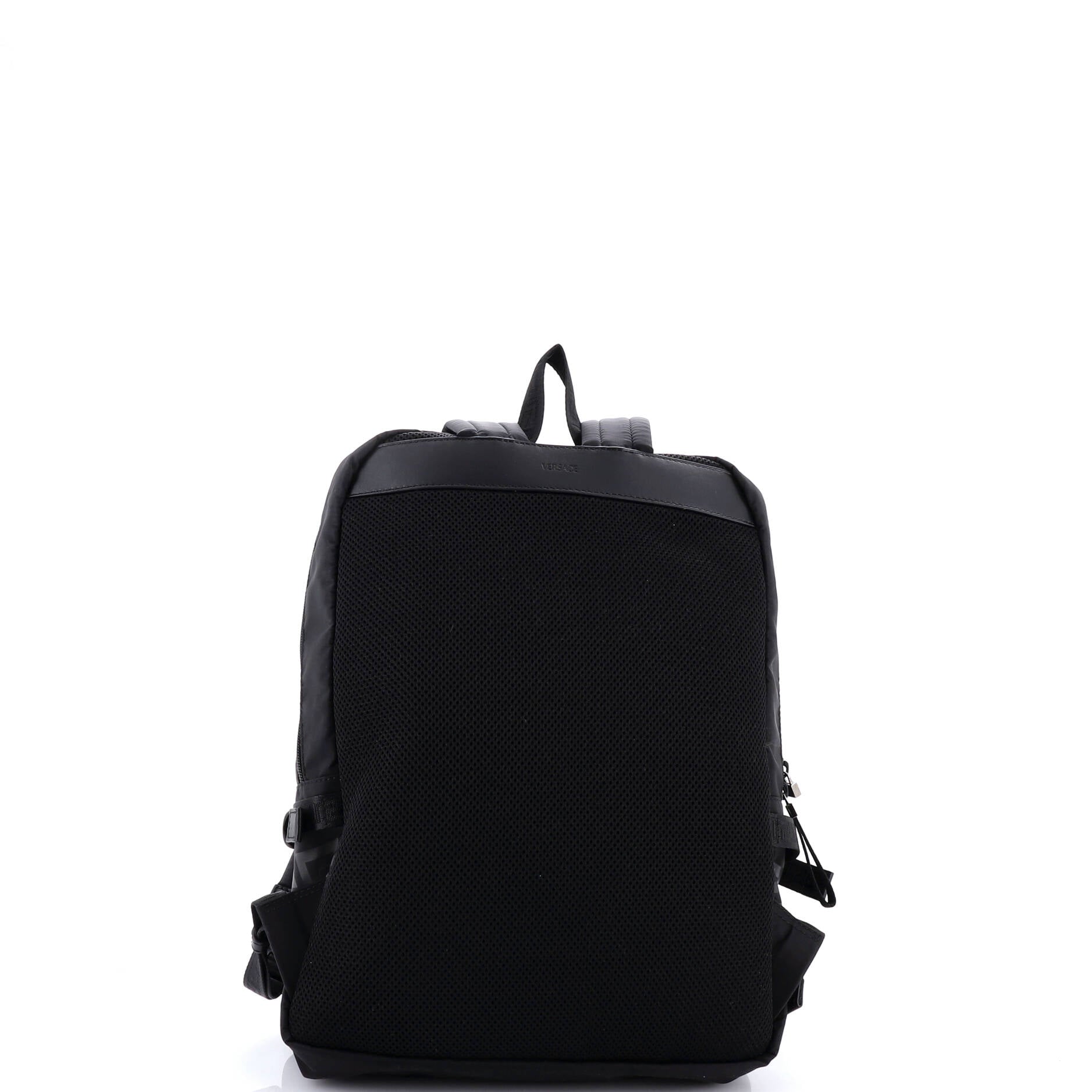 La Greca Logo Backpack Nylon Medium