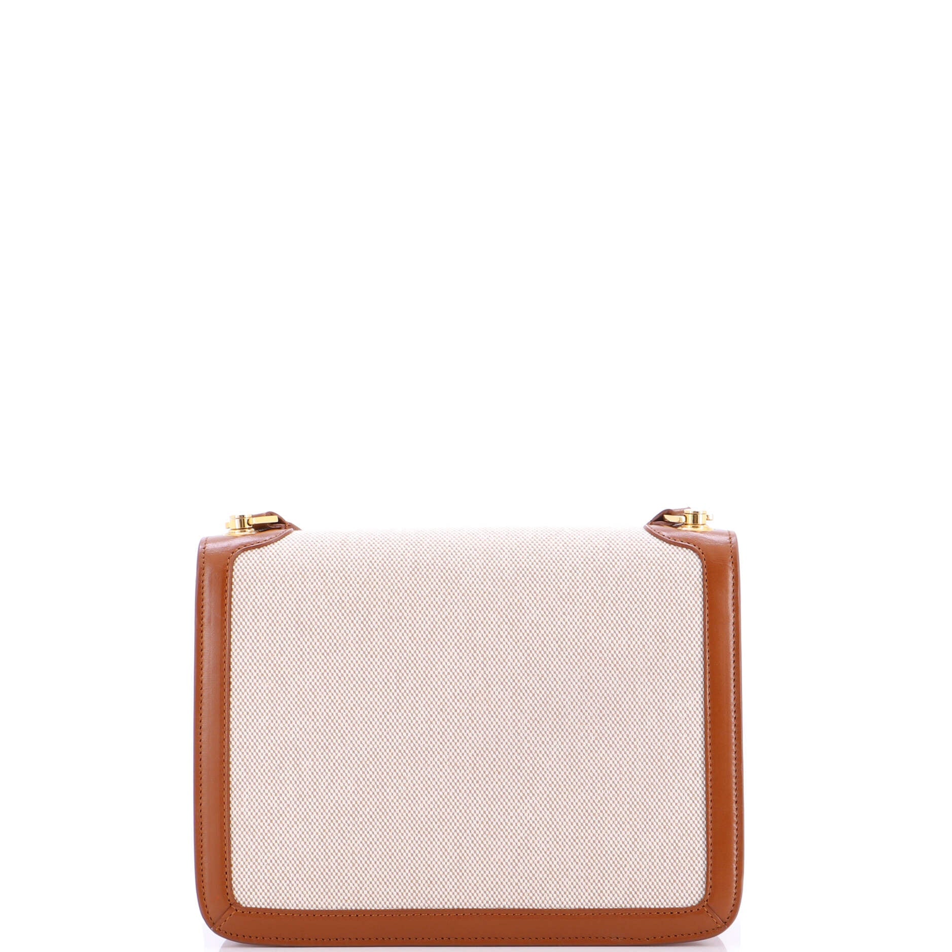 Carre Satchel Canvas with Leather Medium