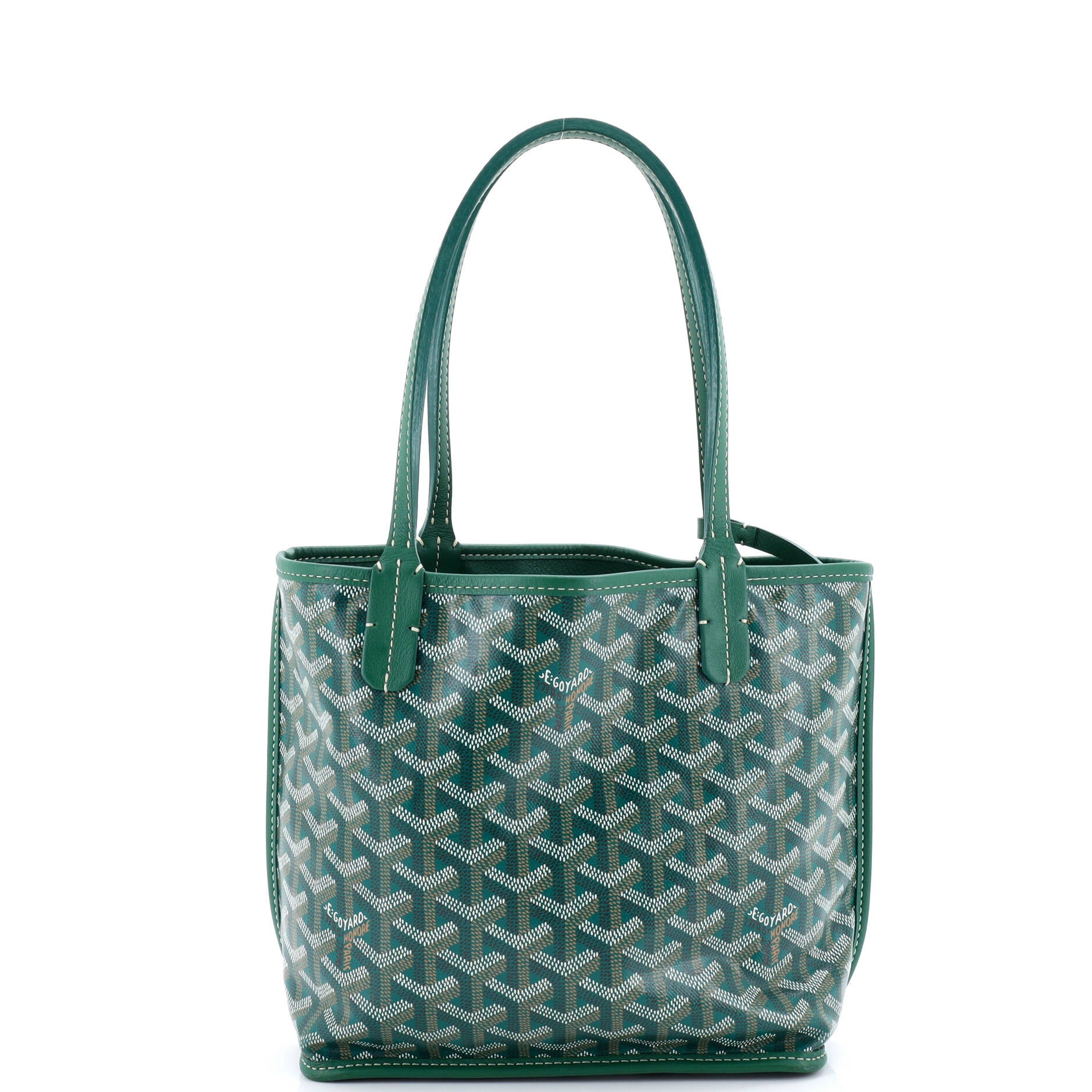 Anjou Reversible Tote Coated Canvas Mini