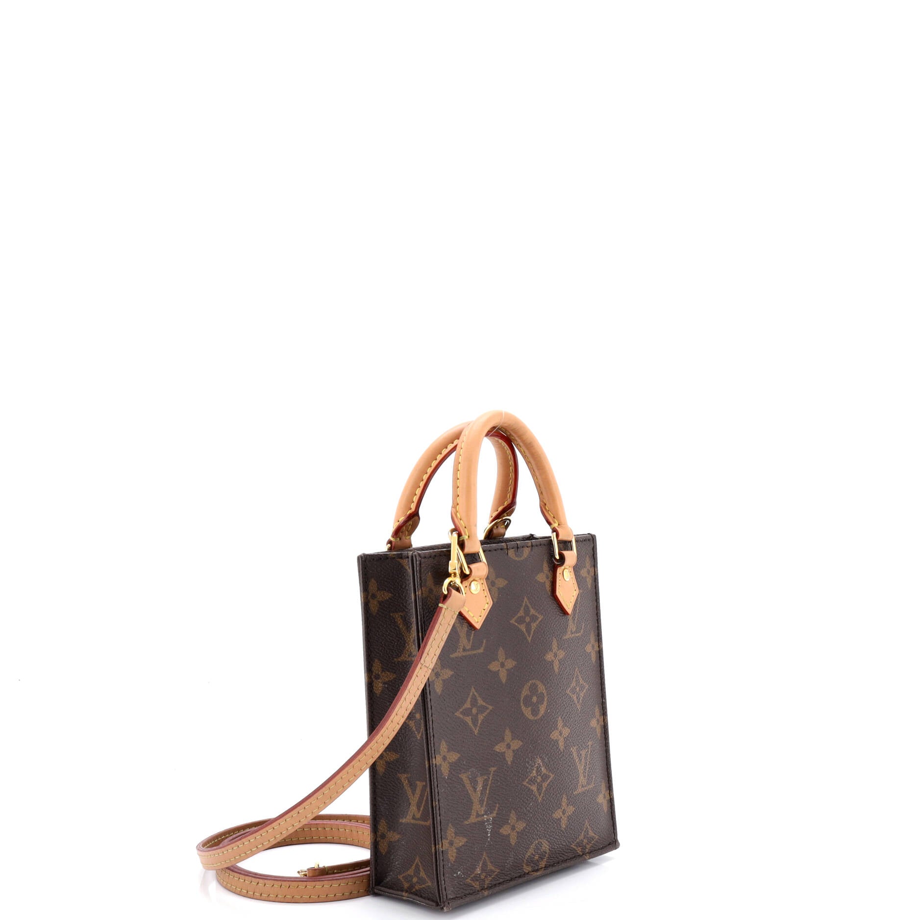 Petit Sac Plat Bag Monogram Canvas