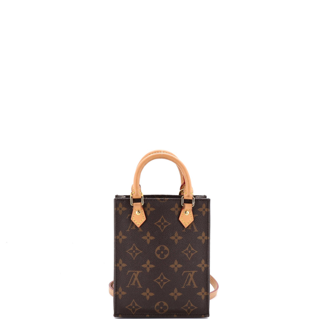 Petit Sac Plat Bag Monogram Canvas